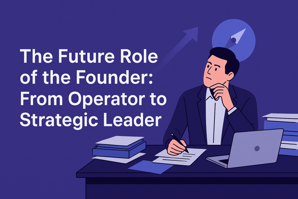 Founder leadership illustration – evolving from control to clarity