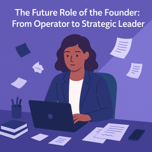 Founder reflection illustration