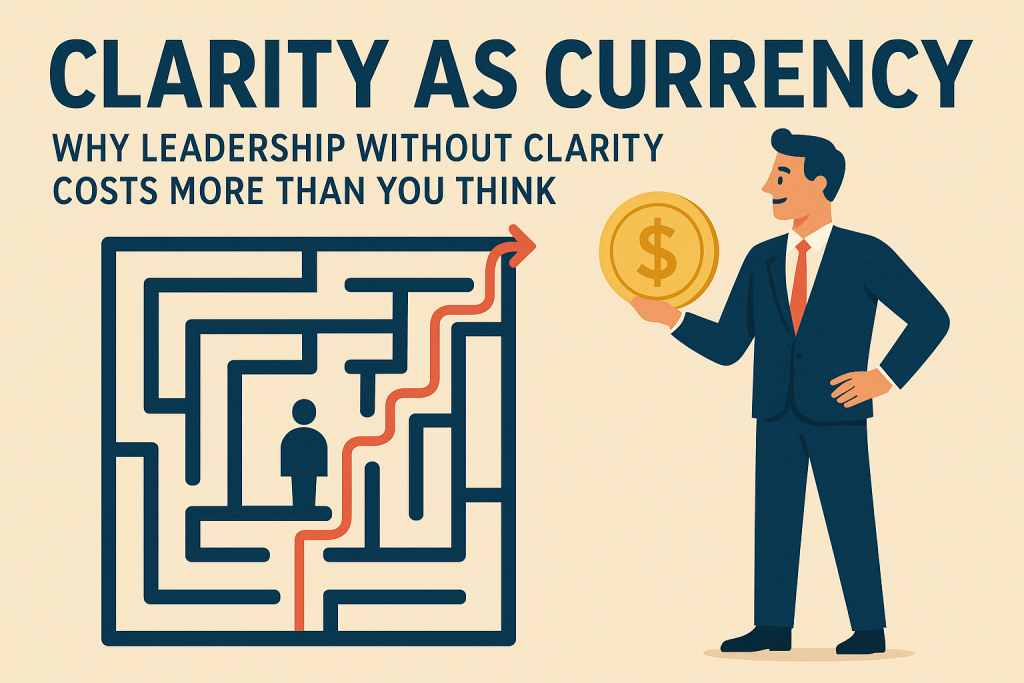 Clarity as Currency — Leadership clarity as the foundation of performance, alignment, and outcomes.